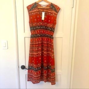 Midi floral dress